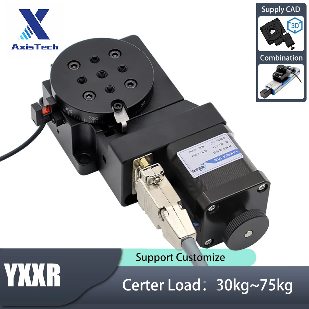 

Electric Rotary Table Indexing Hollow Precision Automatic Turntable Lifting Stage XY Axis Platform with Integrated Drive