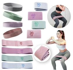 Elastic Resistance Booty Workout Bands Anti-Slip Squat Expander Bands Portable Glute Thigh Elastic Bands Yoga Gym Equipment