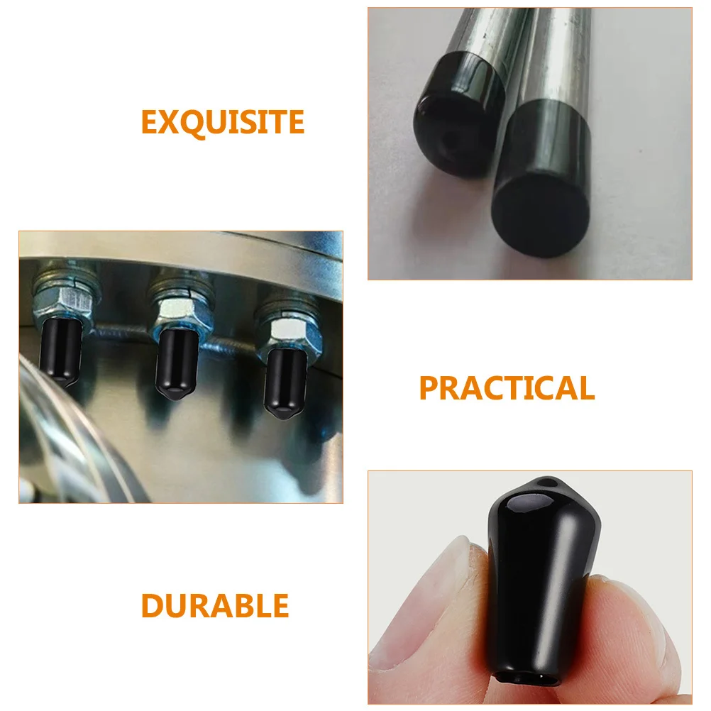 

300pcs Thread Protector Caps 10Mm Bolt Screw Covers Rustproof For Indoor Outdoor Use Dome End Caps Kit Hardware Fasteners