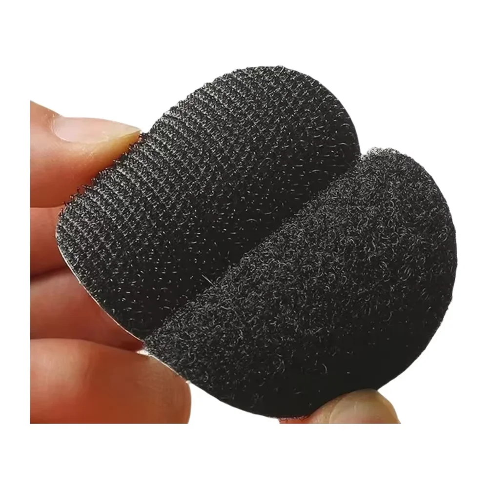 Strong Self Adhesive Hook and Loop Fastener Tape DIY Nylon Sticker Round for Adhesive Fastener Hook Loop with Glue Anti Slip Mat