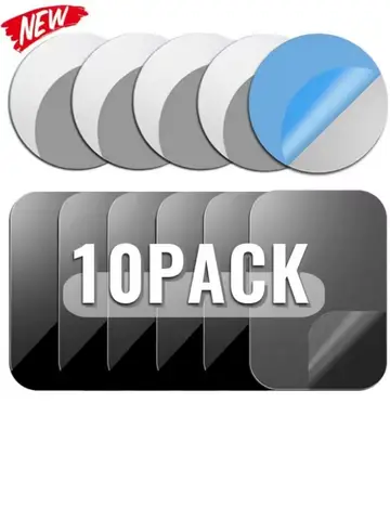 5/10PCS Magnetic Metal Plate Disk Car Phone Holder Stickers Magnetic Patch Sticker for Tablet Mobile Phone Car Stand Mount