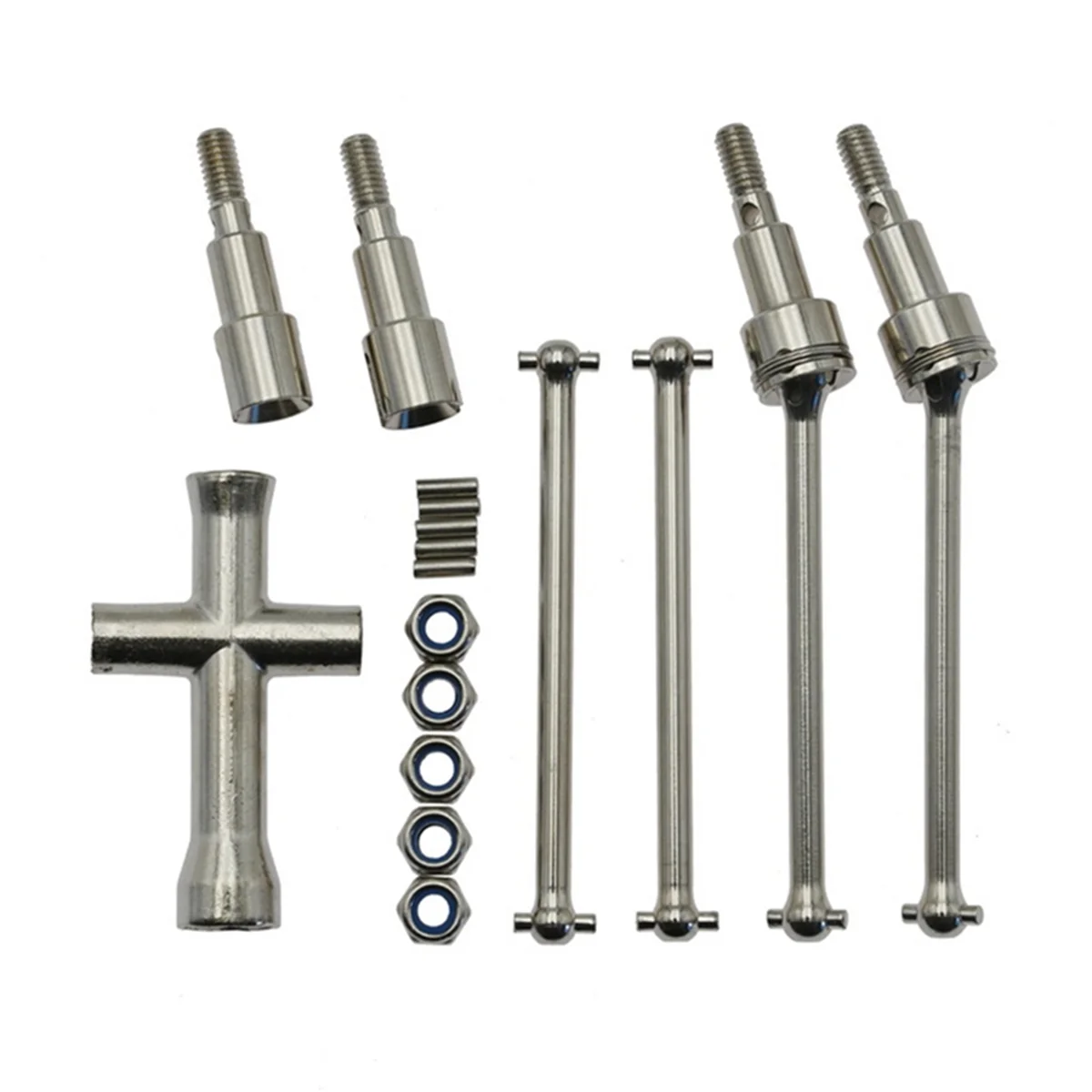 CYGJ-6X Metallo Anteriore E Posteriore Albero Motore CVD Per SCY 16101 16102 16103 16201 Pro 1/16 Brushless RC Auto Aggiornamenti Parti