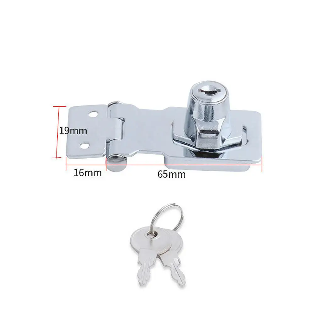 High Quility Heavy Duty Locking Hasp And Staple With Keys Padlock Cupboard Shed Garage Lock