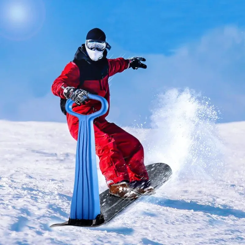 لوح تزلج قابل للطي للعب الثلج في الهواء الطلق لوح تزلج سميك لوح واحد مزلجة ثلجية للبالغين معدات التزلج للأطفال #1