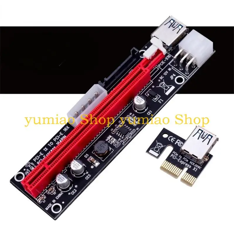 

587b PCI-E Riser Card 009x Extender 60 Scm USB Кабель до 6p 4p 4p BTC Mining Miner