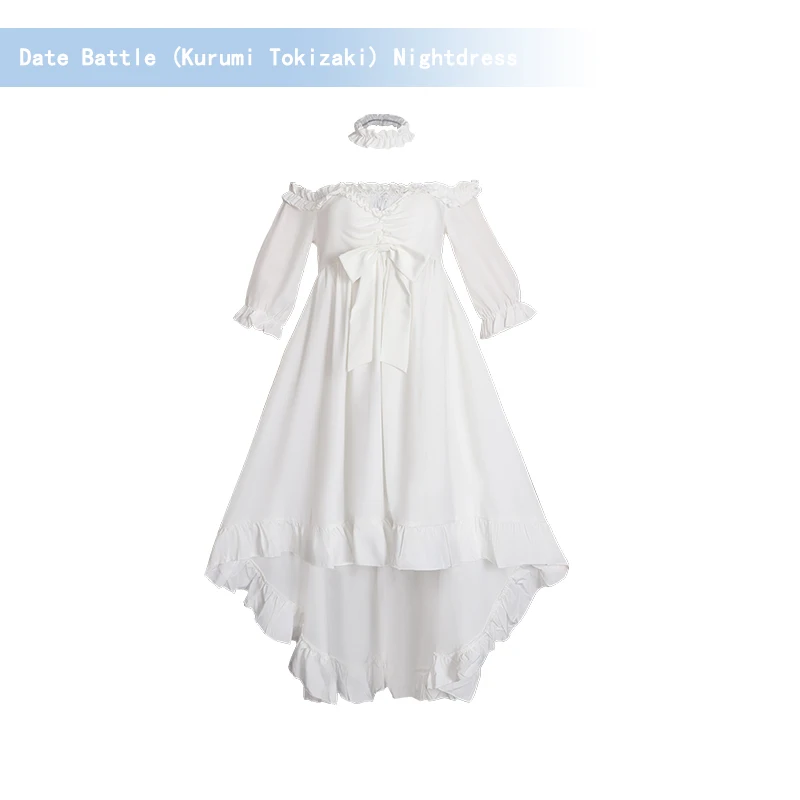 

Аниме Date A Live Kurumi Tokisaki ночная рубашка косплей костюм сексуальная аниме одежда для сна нижнее белье платье Хэллоуин вечерние костюм для ролевых игр