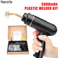 5000mAh Plastic Welder Gun Plastic Welding Kit Soldering Iron 200W Hot Staplers Plastic Bumper Repair KitCar Welder Repair Tools