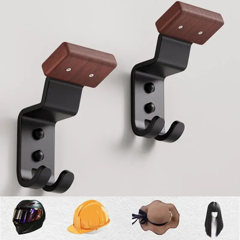 Motorcycle Hat Hanger Multifunctional Wall Mount Motorcycle Hat Stand Hooks For Coats Caps Bike Baseball Rugbyy Helmet Accessory