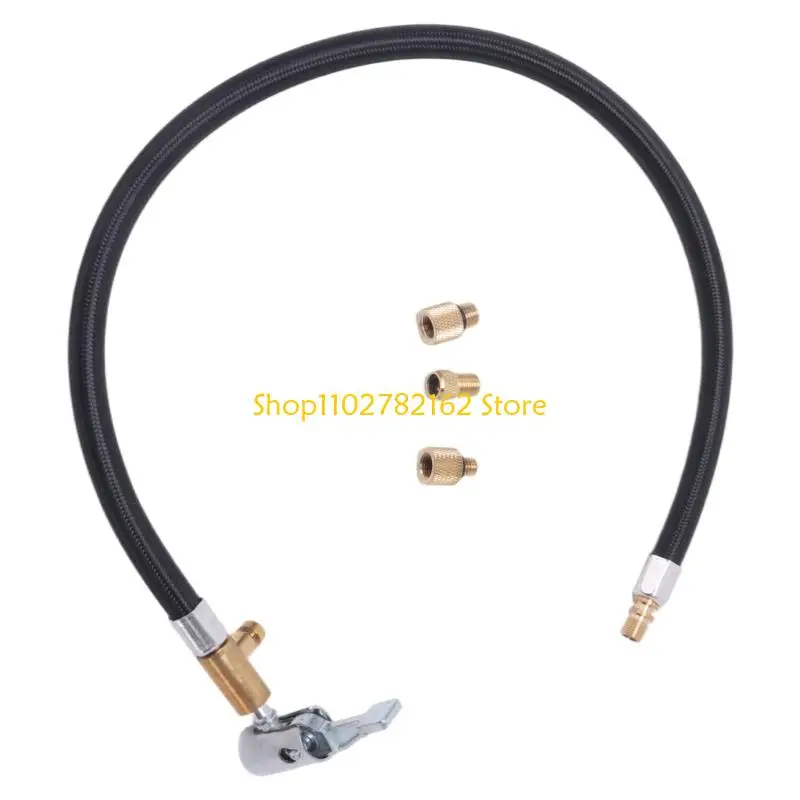 547B Tire Pressure Hose Adapter Set with Braided Hose and Air Release
