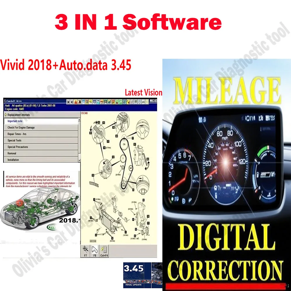 

DASH MILLEAGE CORRECTION+AIRBAG CRASH CLEAR+ IMMO OFF+DASH+ IMMO SOFTWARES + AutoData 3.45 + vivid 2018 OBD2 Scanner accessories