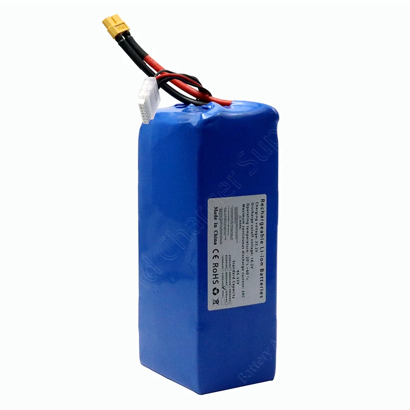 Lithium Battery 22V 6S 22000mAh 30C Continuous Output, Suitable for Remote Control Cars, FPV Racing Drones, with XT60 Connector