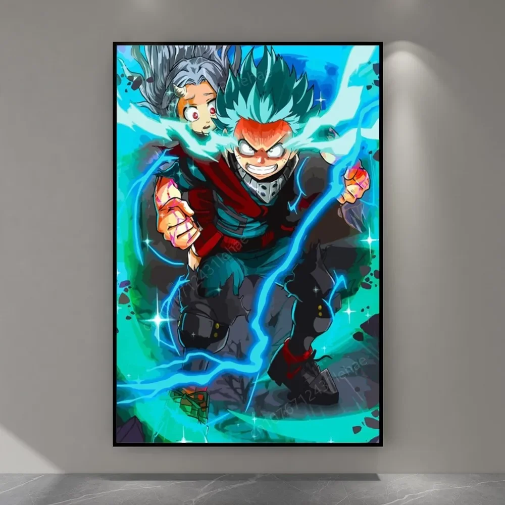 Japan Anime My Hero Academia Poster Paper Print Home Living Room Bedroom Entrance Bar Restaurant Cafe Art Painting Decoration