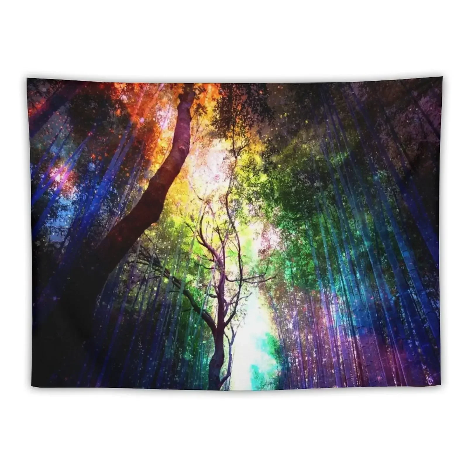 

Rainbow forest Tapestry For Bedroom Living Room Decoration Home Decor Aesthetic Tapestry