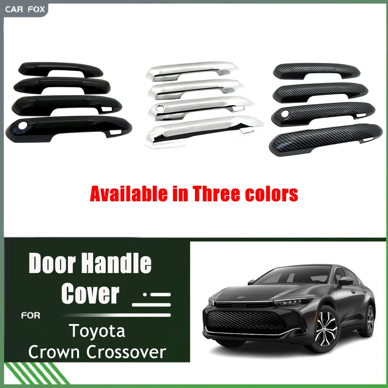 

Car Door Handle Cover For Toyota Crown Crossover S235 2023 2024 Exterior Anti-scratch Door Handle Cover Car Accessories Sticker