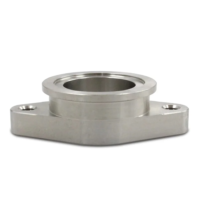 AB61-Stainless Steel 38Mm MVS V Band Wastegate Flange Adapter Kit For Turbocharger 2 Bolt Turbo Manifold Car Accessories