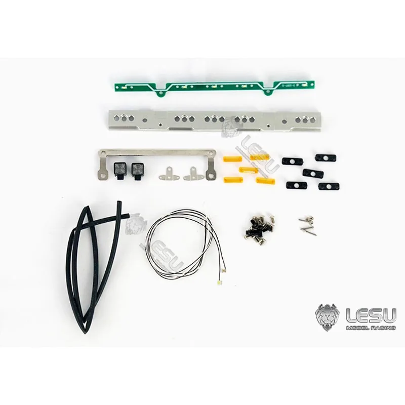 

For Tamiya R620 R470 1/14 RC tractor truck engineering model toy LED high roof rear light upgrade modification parts LESU S-1292