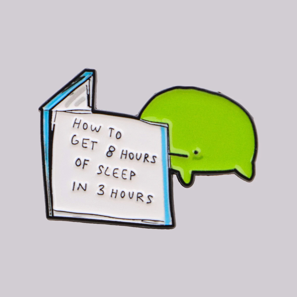 Cute Frog Enamel Pin Sleep Accessory Jewelry Gift