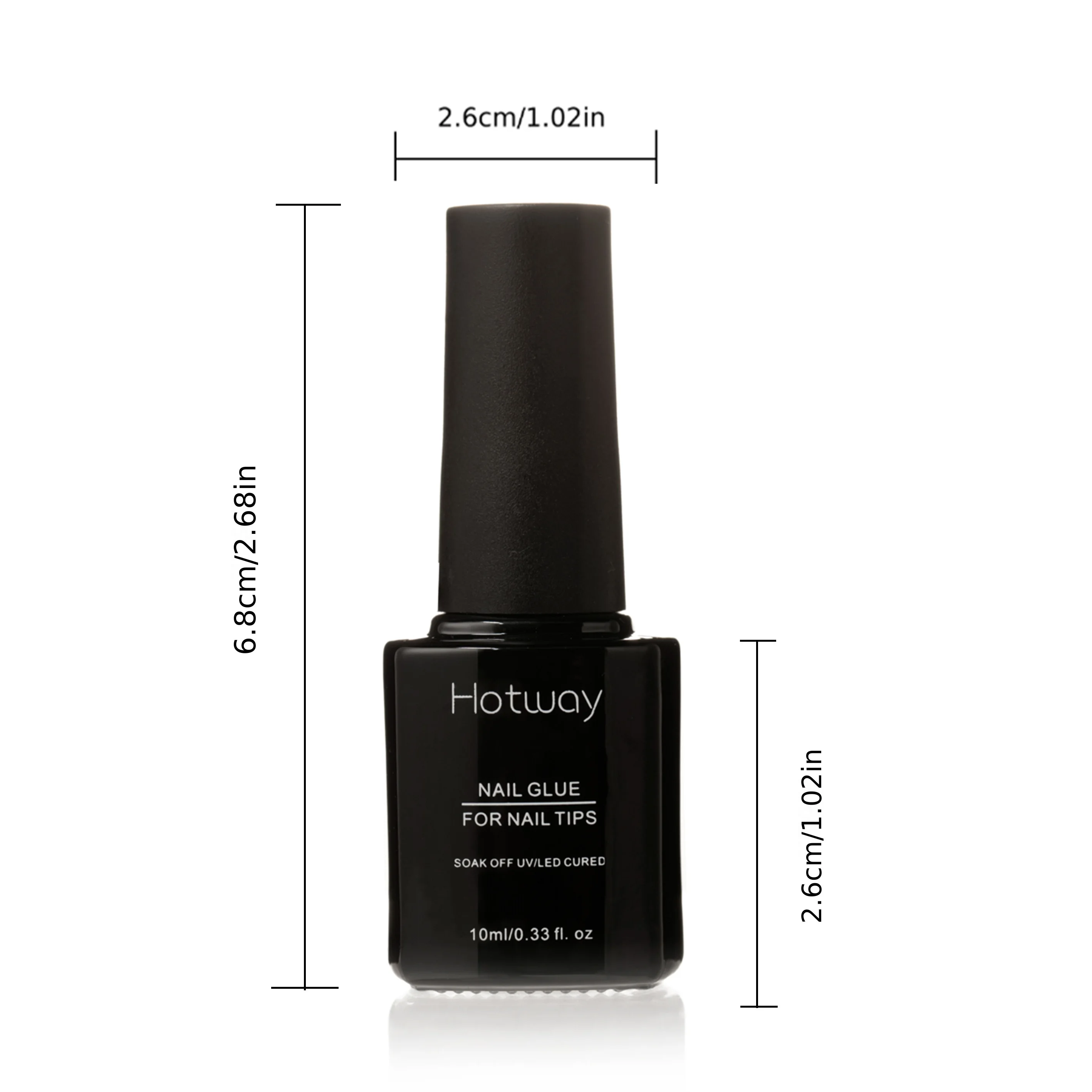 Set di colla per unghie da 10 ml, adatto per unghie acriliche, per punte di unghie finte e lucine a LED per smalto gel necessarie regali per nail art