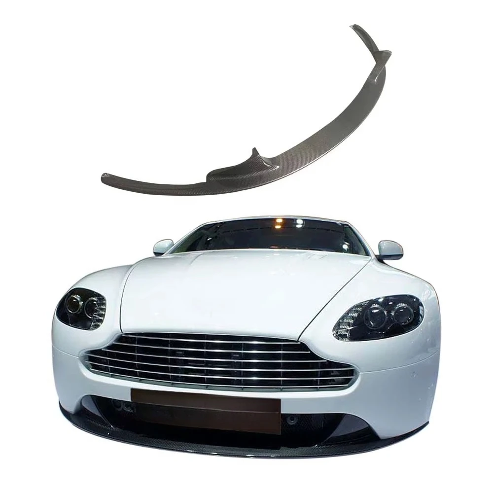 V8 V10 OEM Style Carbon Fiber Front Bumper Lip Splitter Spoiler for Aston Martin 2011-2017