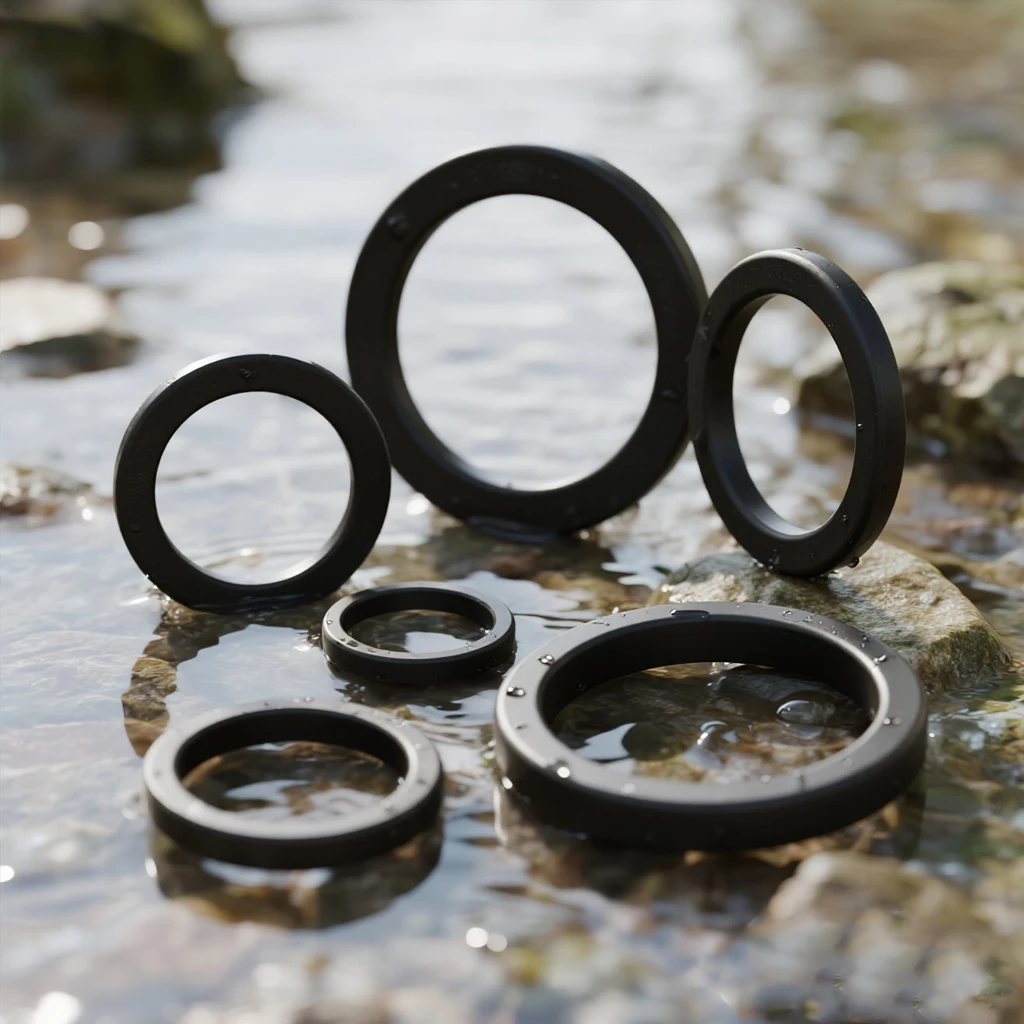 H1.5mm M2-M6mm Flat Washer Gasket NBR VMQ FKM EPDM Fluorine Black Nitrile Rubber Silicone Seals Washer Red White O Ring