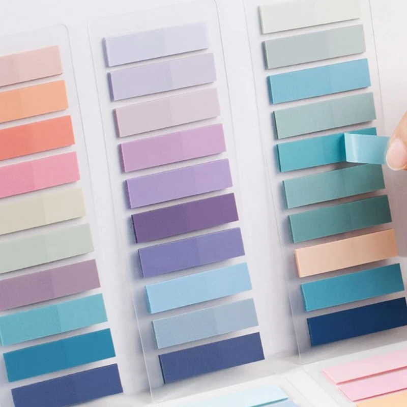 60 Sheets 6 Colors Sticky Notes Memo Pad Self Adhesive Label Index Tabs Bookmarks Notepad School Office Stationery Supplies