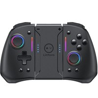 LinYuvo KS42 Meteor Light Wireless Joy-pad with 8 Color RGB Lights for Switch/Lite/OLED, with Programmable,,Turbo & Vibration