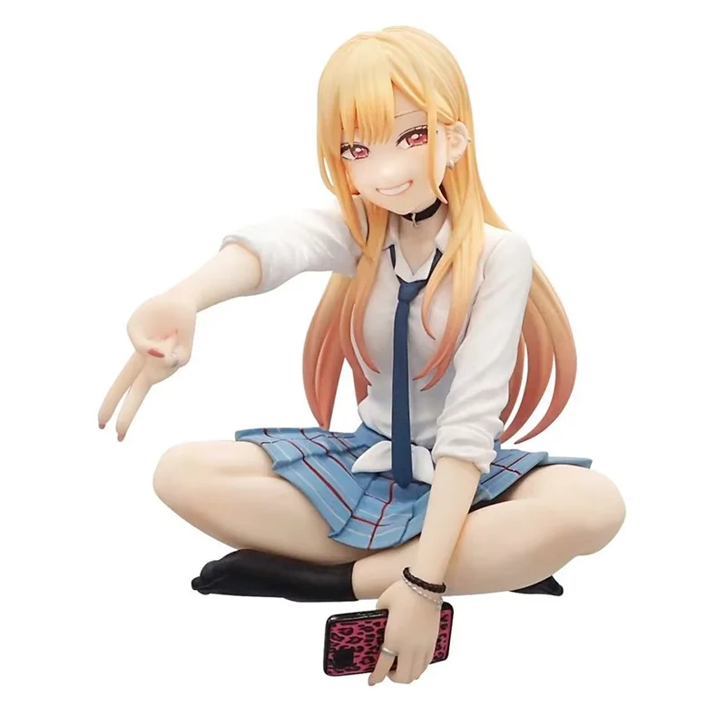 My Dress-Up Darling Kitagawa Marin Sitzende Anime-Figur Modell-Statue Sammlerstück Desktop-Dekoration Auf Lager