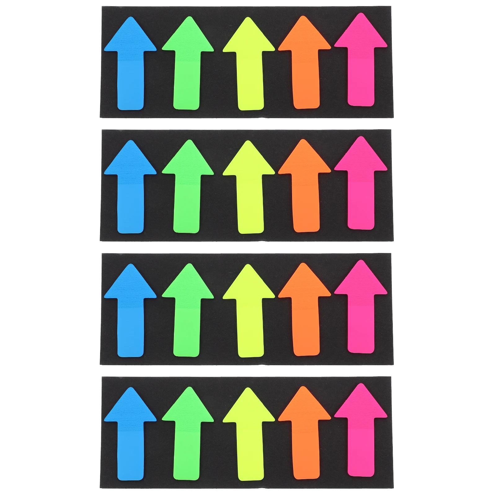 

4 Pcs Arrow Label Stickers Decals Detachable Adhesive Document