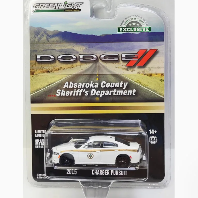 

Greenlight литье под давлением 1:64 2015, зарядное устройство, Pursuit, имитация сплава, модель автомобиля, статическая коллекция, украшенная праздничная игрушка, подарок на суvernir