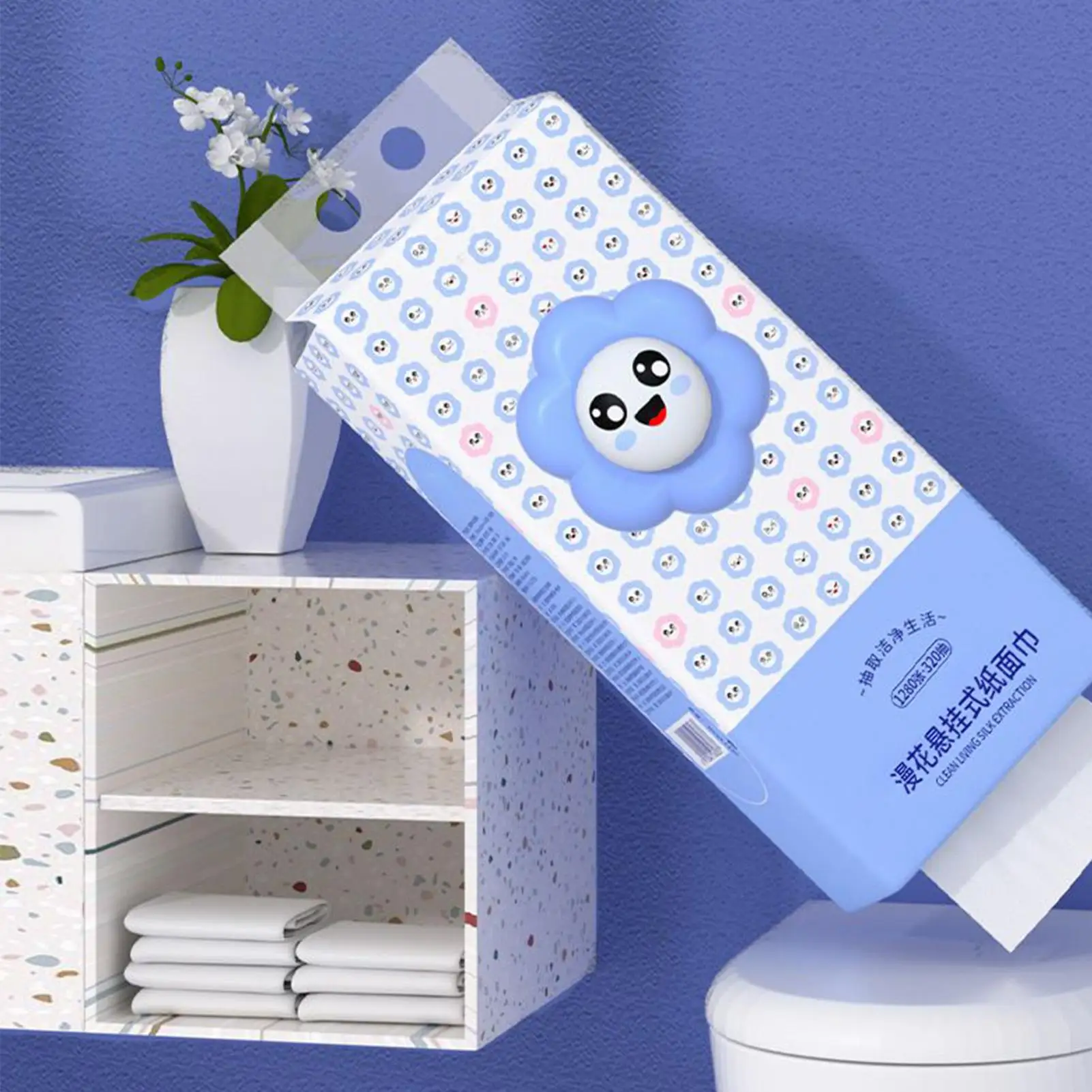 Bathroom Tissue Toilet Paper Hangable Bathroom Paper Quick Pull Soft Napkins For Kitchen Family Commercial Household Home Hotel