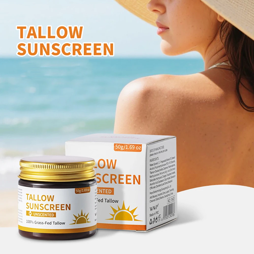 

Cow Fat Facial Sunscreen Anti Sunburn Ultraviolet Solar Sunblock Whitening Cream Korean Skincare Moisturizing Body Care Cream