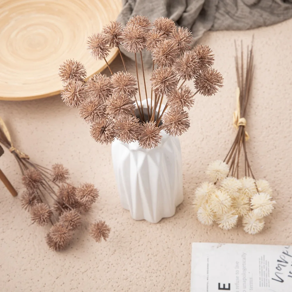 

Small Thorn Ball Bouquet Simulation Flowers Fake Flowers Wedding Decoration Crafts