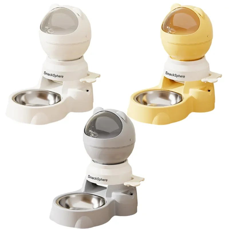 Stainless Steel Puzzle Feeder for Cats Dogs Slow Eating Interactive Bowl Automatic Pet Food Dispenser Anti Gluttony Design