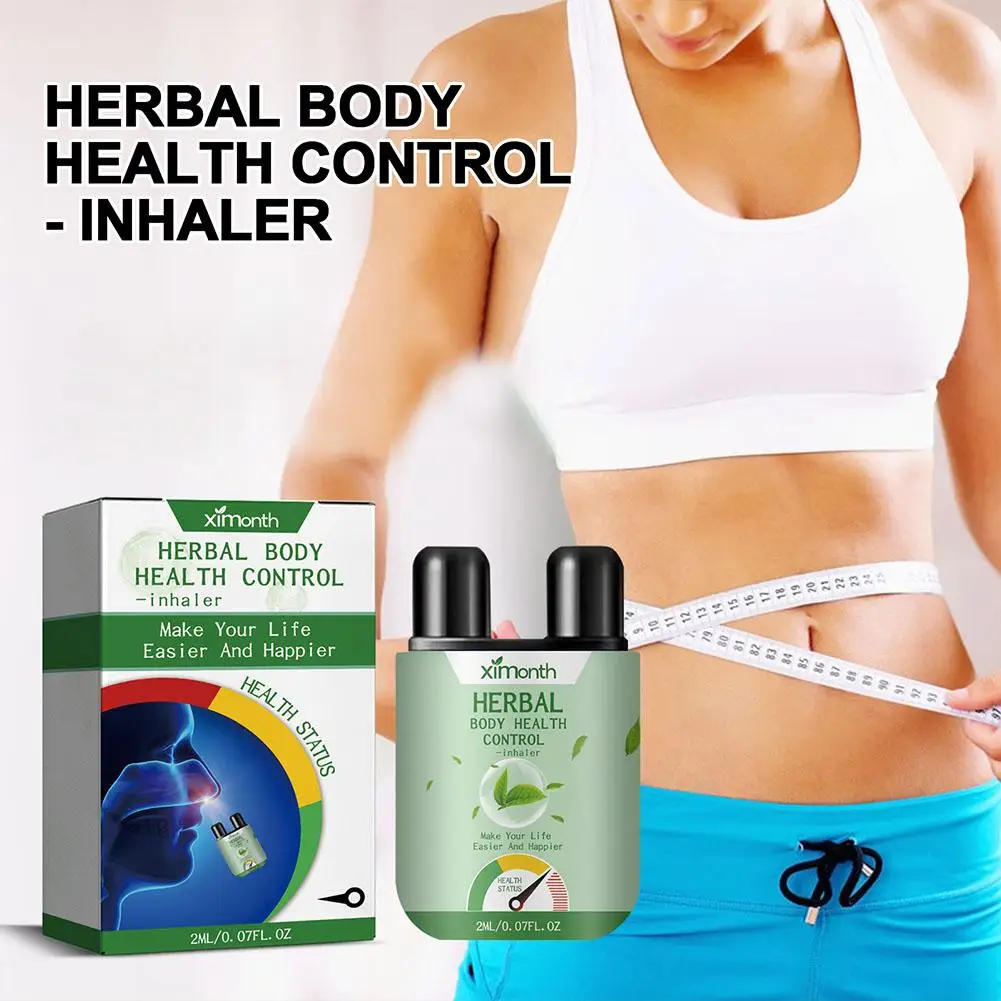 Herbal Body Health Control Inhaler Cleaning Nasal Liver Cleanser With Vegan Repair Nasal Suction Stick Body Care