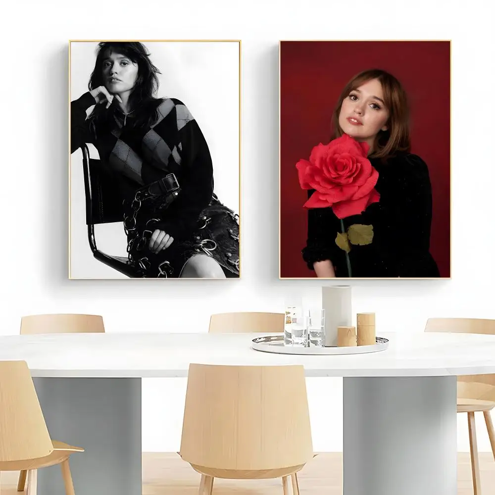 Gentle Actress A-Aimee Lou Wood Poster Wall Art Print Decorative Mural Home Decor Gift Unframed