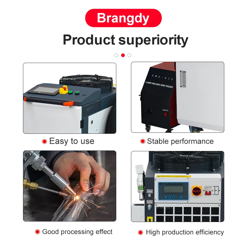 1000W 1500W 2000W Handheld Fiber Laser Lassen Machine Voor Rvs Titanium Aluminium Weld Draagbare Laser Lasser