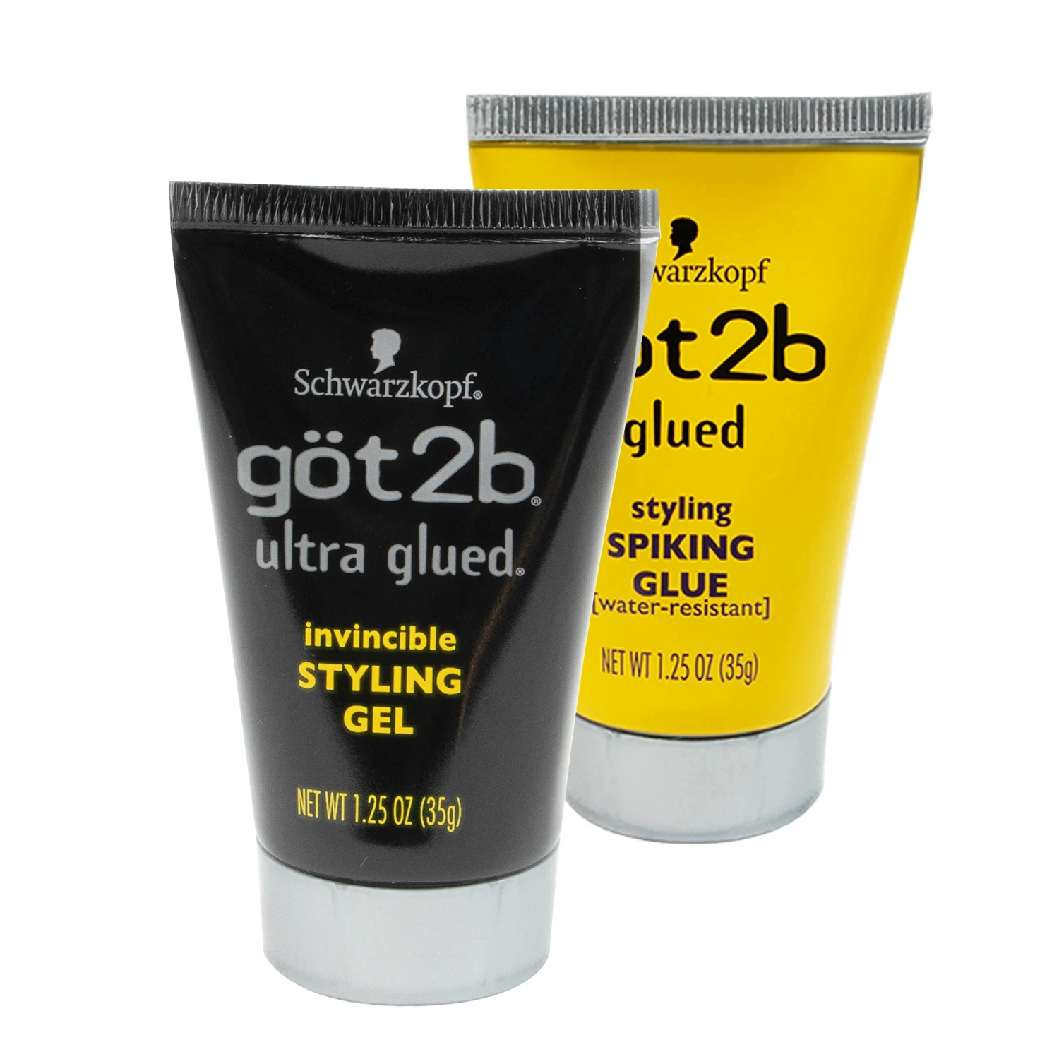 Got2b-Gel para el cabello de estilo invincible pegado, Got 2b, Ultra pegada, resistente al agua, agarre de punta, accesorios para peluca, sujeción fuerte