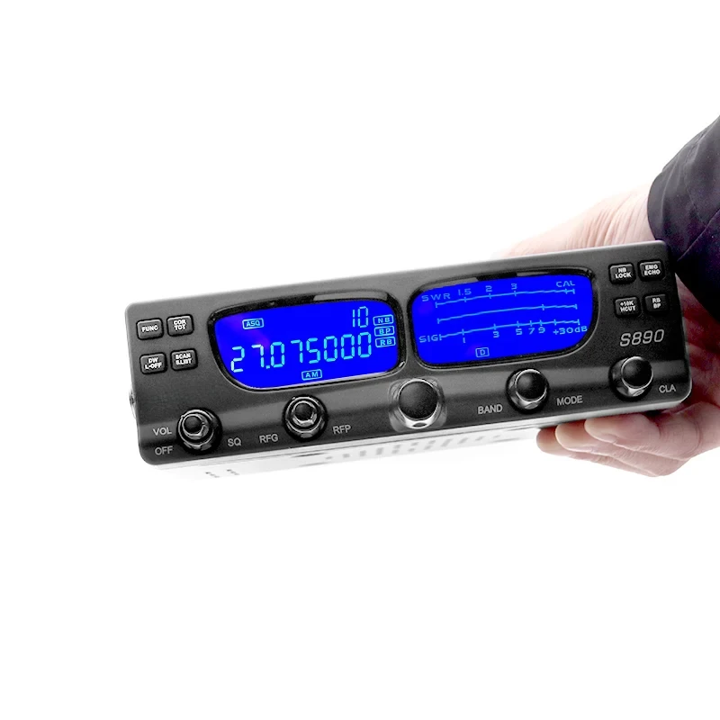 Chierda S890 AI Noise Reduce CB AM FM SSB LSB USB PA 27mhz Car Marine Mobile Radio Vehicle Walkie Talkie