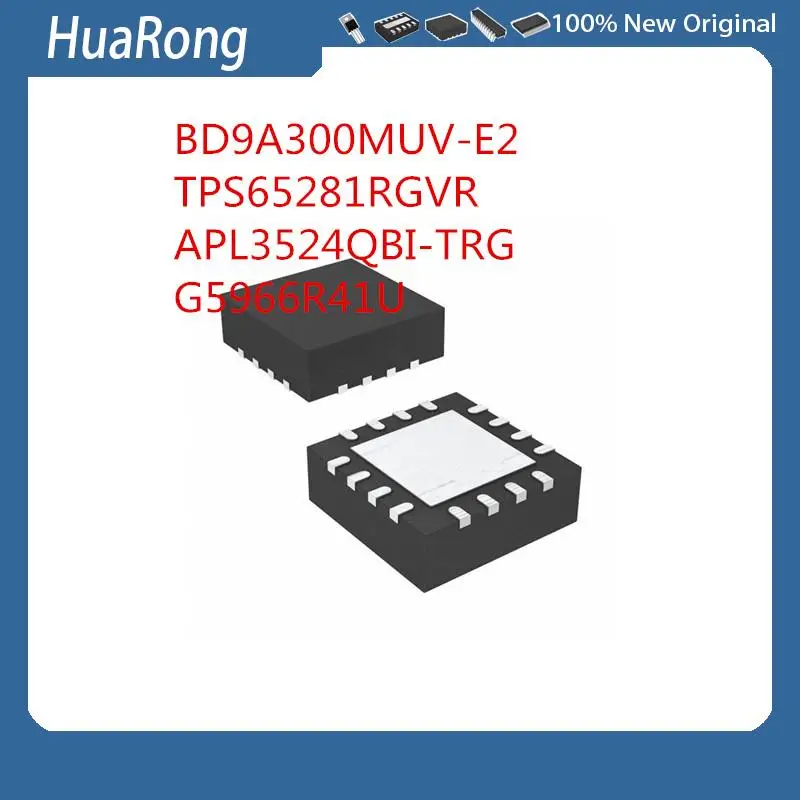 5Pcs/Lot    BD9A300MUV-E2       TPS65281RGVR         APL3524QBI-TRG    APL3524        G5966R41U    G5966     5966    QFN16