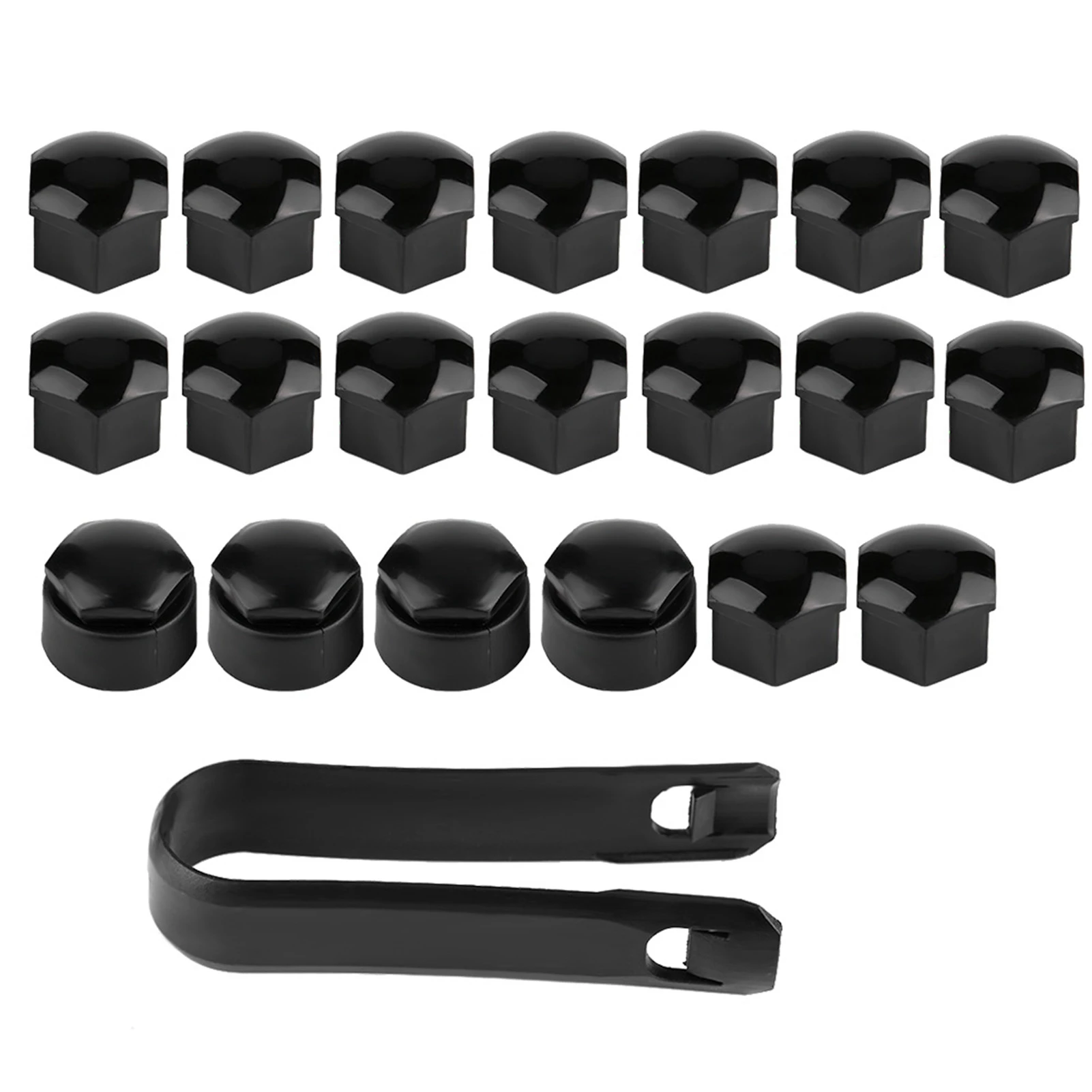 20pcs Car Wheel Nut Caps 17mm 19mm 21mm Nut Car Wheel Auto Hub Screw Cover Protection Anti‑theft Cover Cap Auto Accessories