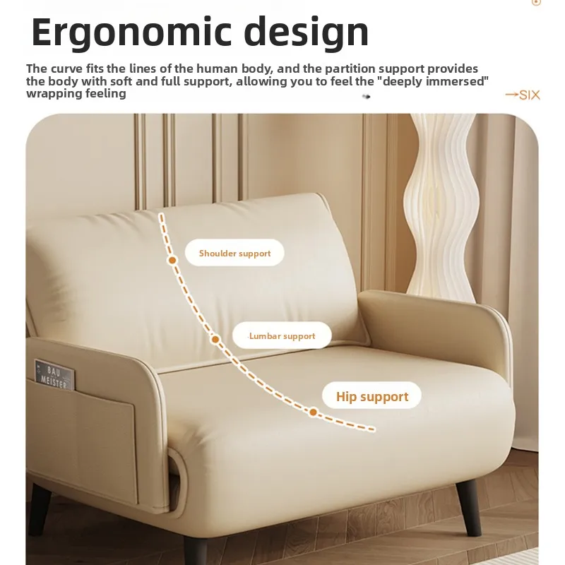 YFY sofa  folding dual-purpose multi-function bed living room small apartment single  princess balcony recliner