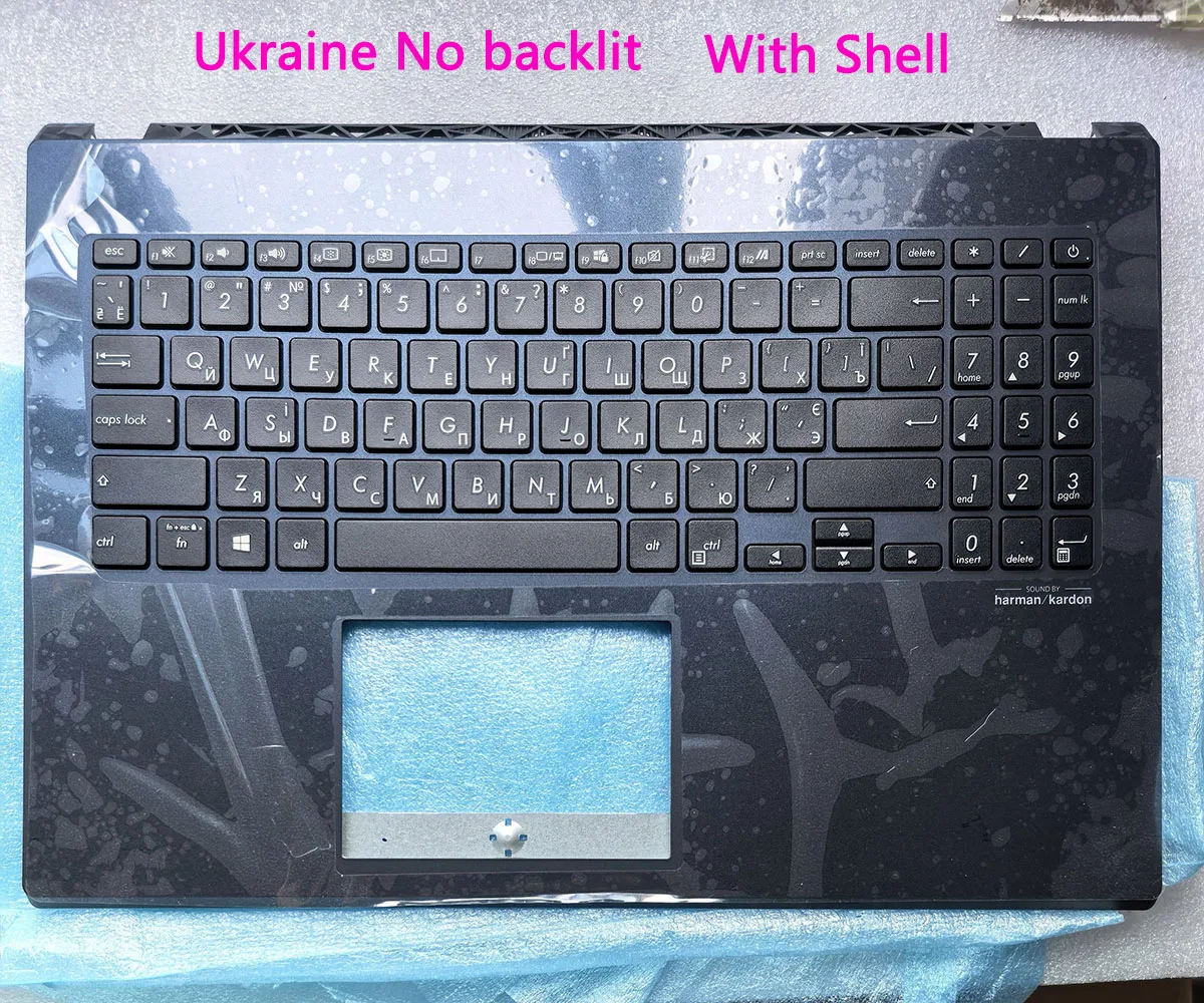 

Клавиатура с корпусом для Asus X571 A571 X571F X571GD X571GT X571U K571 без подсветки раскладки Великобритании