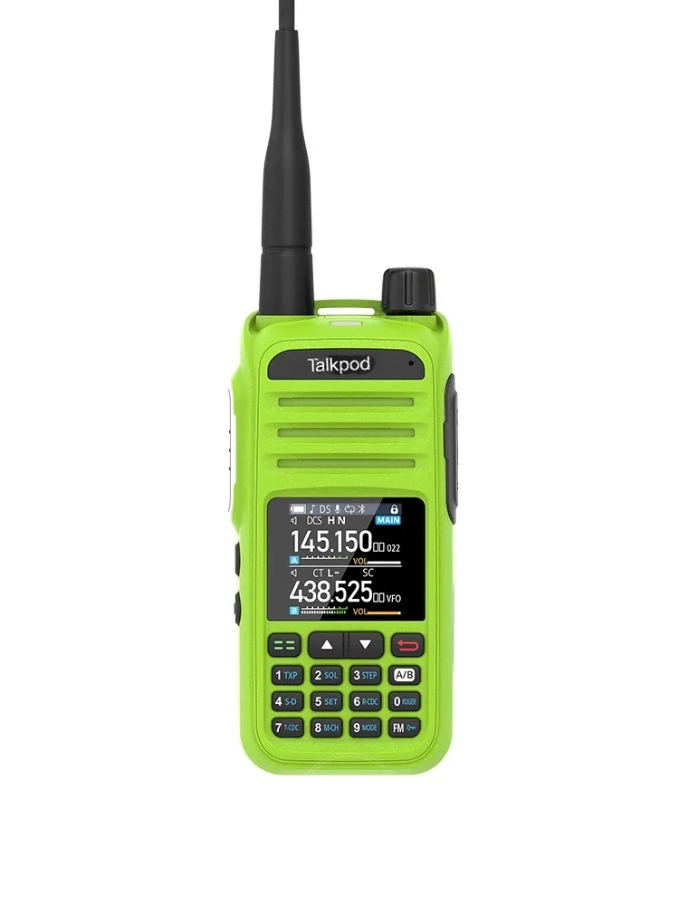 Talkpod A36 Plus Walkie Talkie 5W Portable Ham CB Radio AM FM VHF UHF 7-Band NOAA Weather Receive Transceiver Two Way Radio