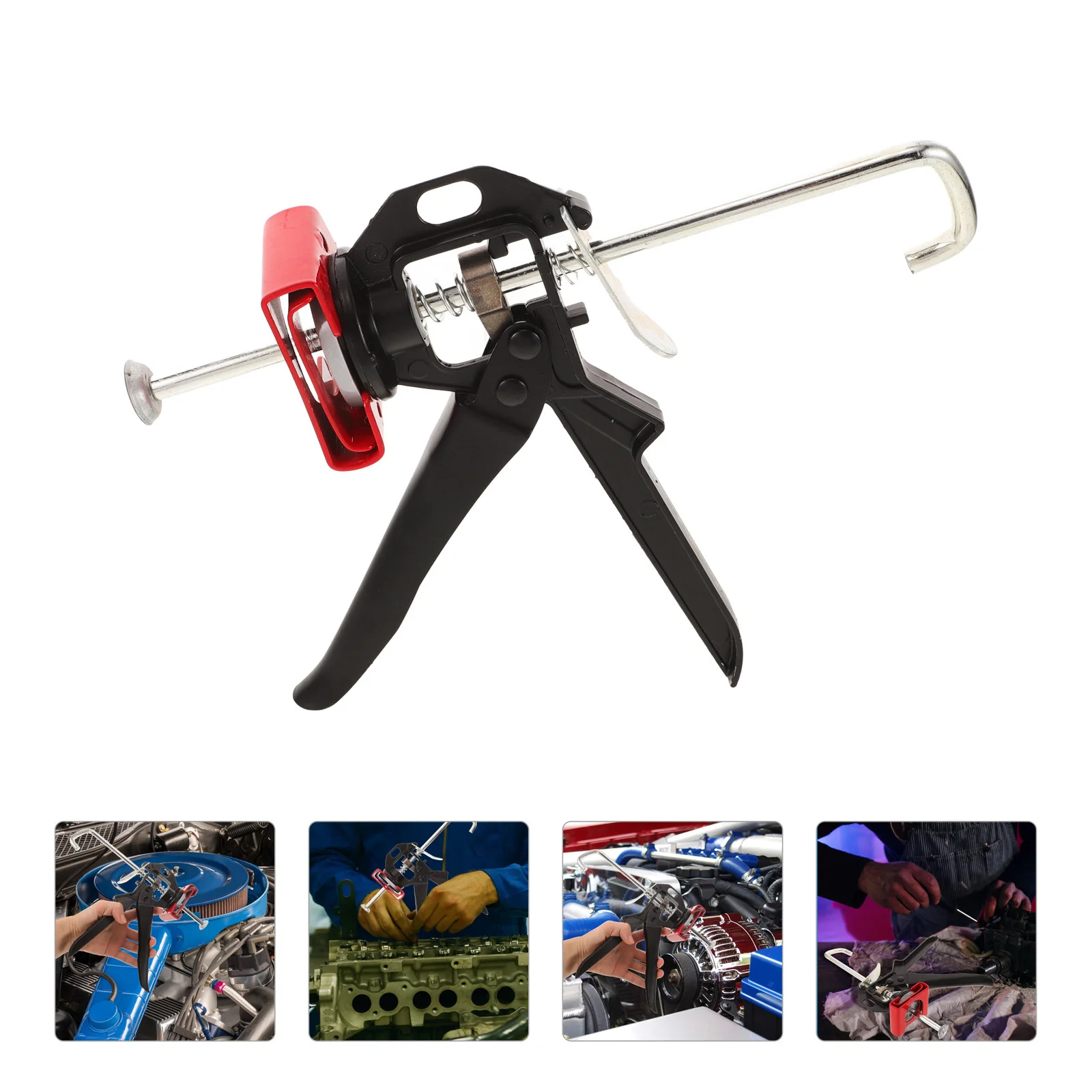 

Metal Caulk Tool Sturdy Caulk Glue Tool Portable Professional Adhesive Applicator for Home DIY Professional Glue Accessory