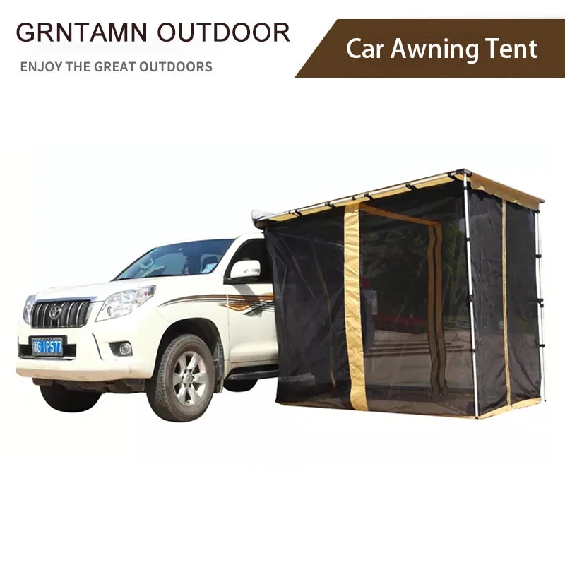 

GRNTAMN-Roof Top Tent, Sideawning Mesh Awning for Car 4WD, Waterproof Side Car Tent with Mesh Cloth, House Sunshelter