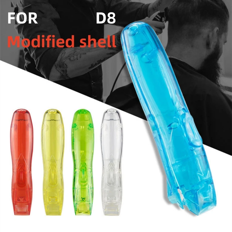 For D8 Modified Shell Electric Clippers Upper And Lower Cover Hair Trimmer DIY Accessory Back Housing Lid Y0506