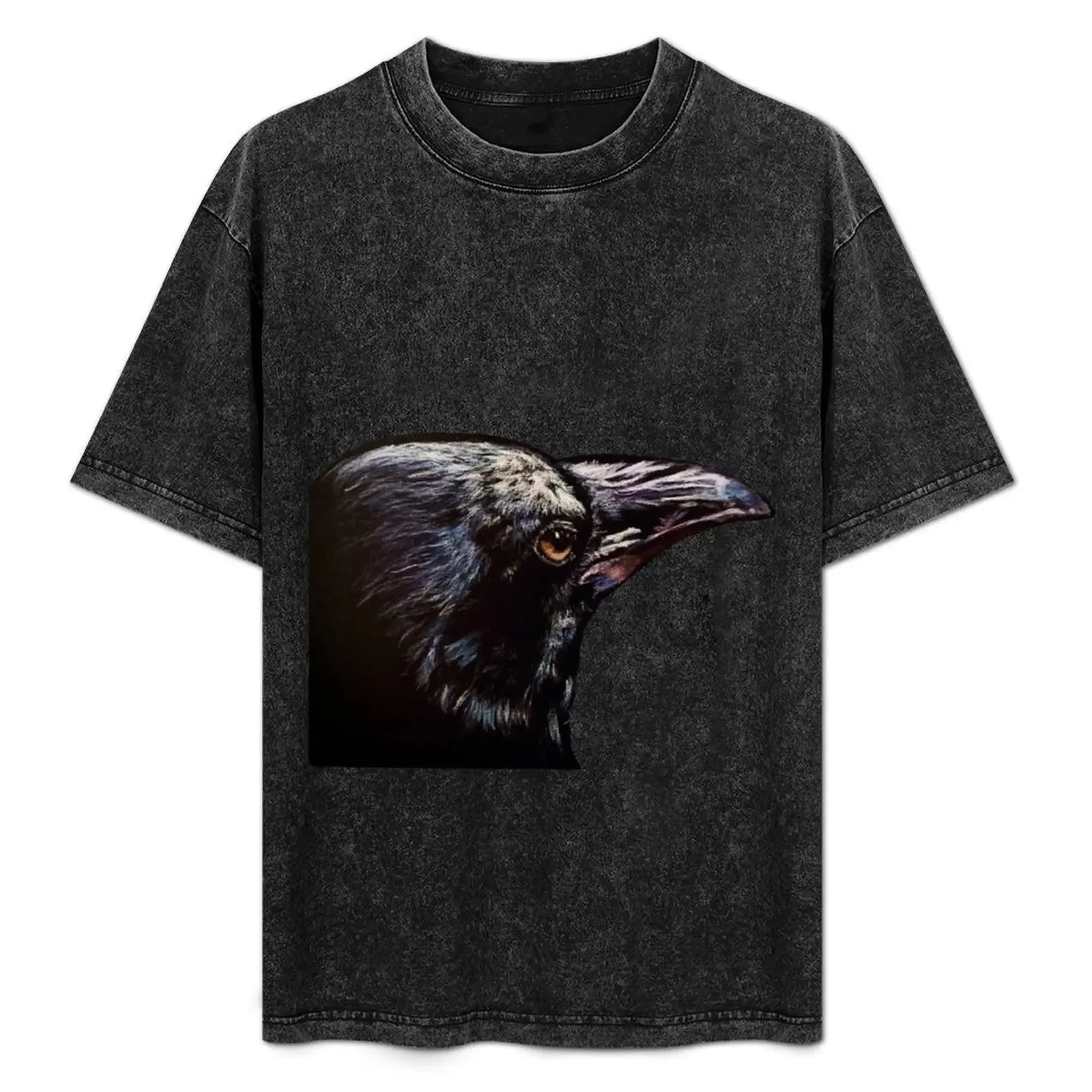

Clever black crow T-Shirt Man t-shirt for a boy topping Short sleeve tee men