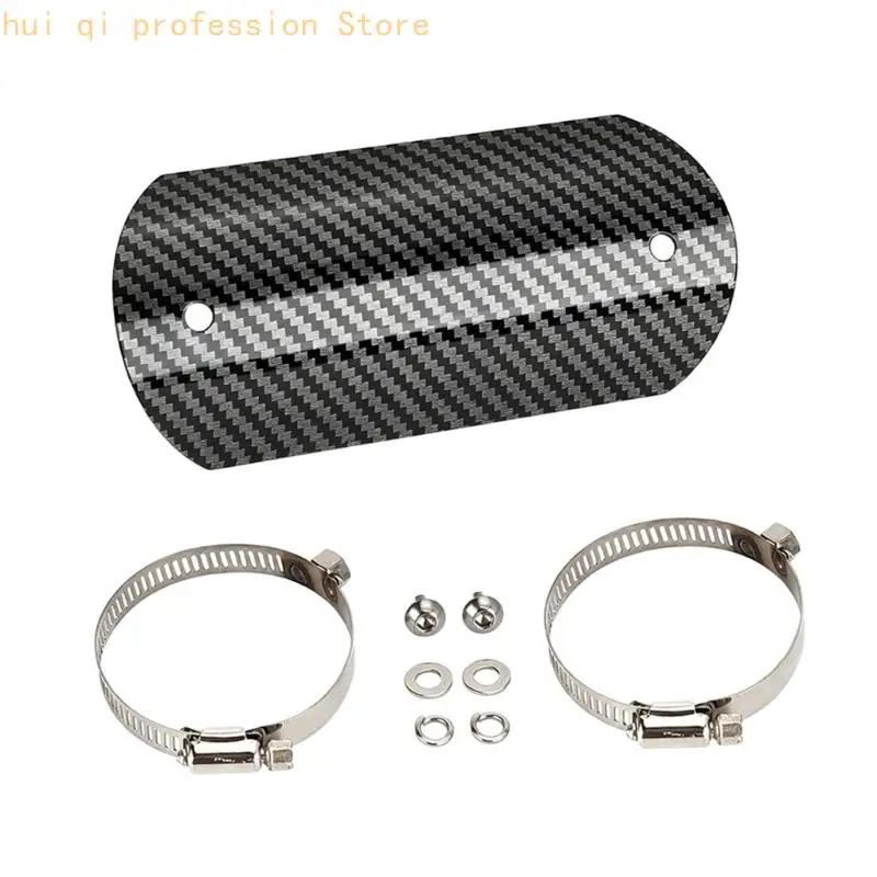 Edelstahl-Motorrad-Auspuffschutz für Mittelrohrabdeckung. Verwenden Sie H8WE – Detail 10