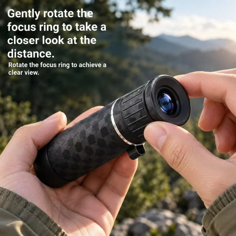3000X25 HD Mini Monocular Telescope Portable Long-Distance Optical Telescope Suitable for Birdwatching and Wildlife Observation