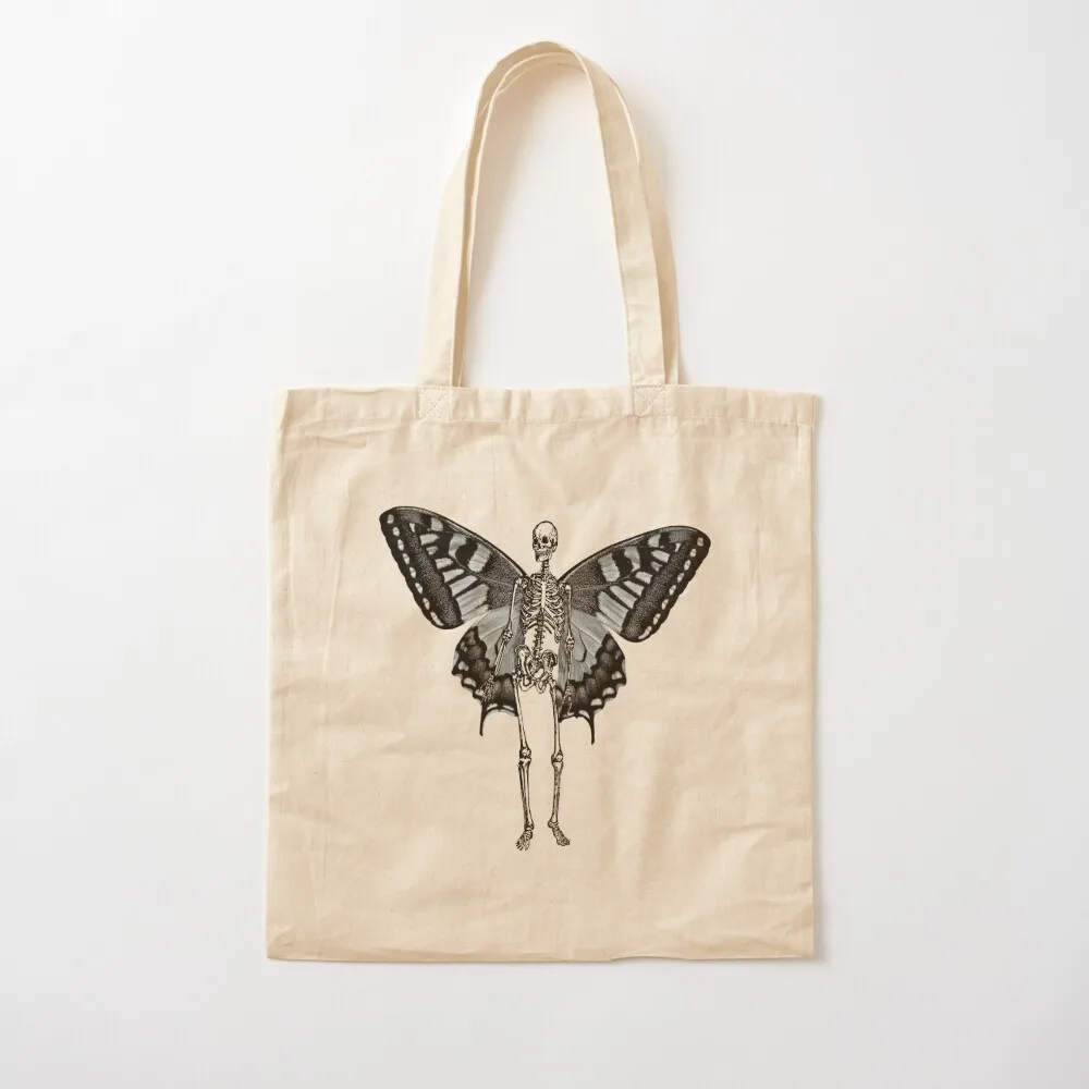 

Skeleton Fairy Grunge Fairycore Aesthetic Gothic Cottagecore Tote Bag canvas tote bags women bag Canvas Tote Bag